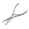 1 PC 7 Inch 2 In 1 Silver Stainless Steel Clamp Hair Extension Plier with Grooves Keratin Hair Extensions Removal Tools