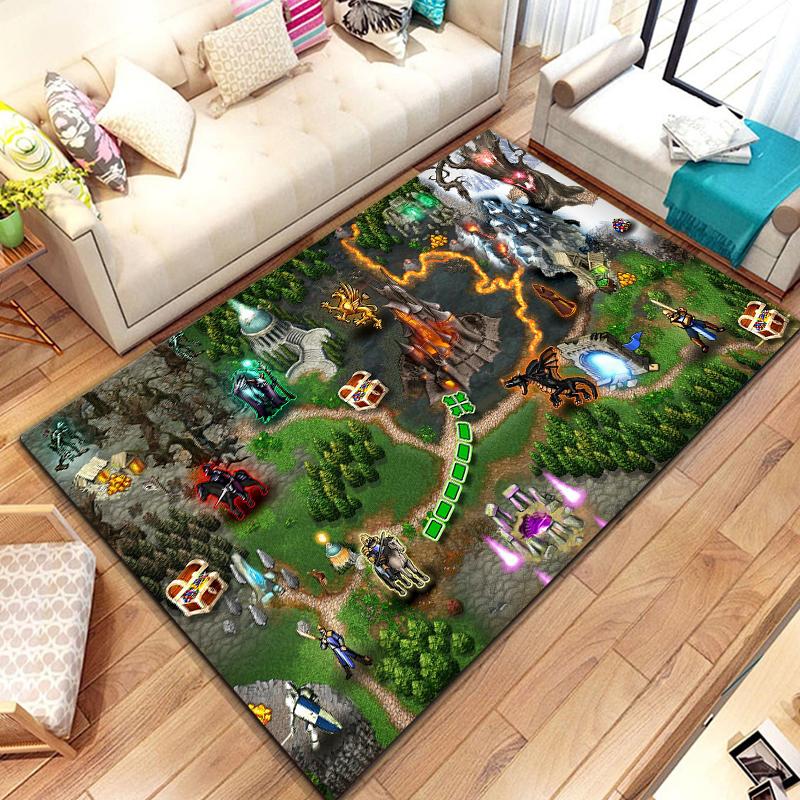 Heroes-of Might and Magic 3 Dywan do druku Salon Sypialnia Dywaniki do rekwizytów fotograficznych Zdjęcie Prezent urodzinowy Akcesoria domowe