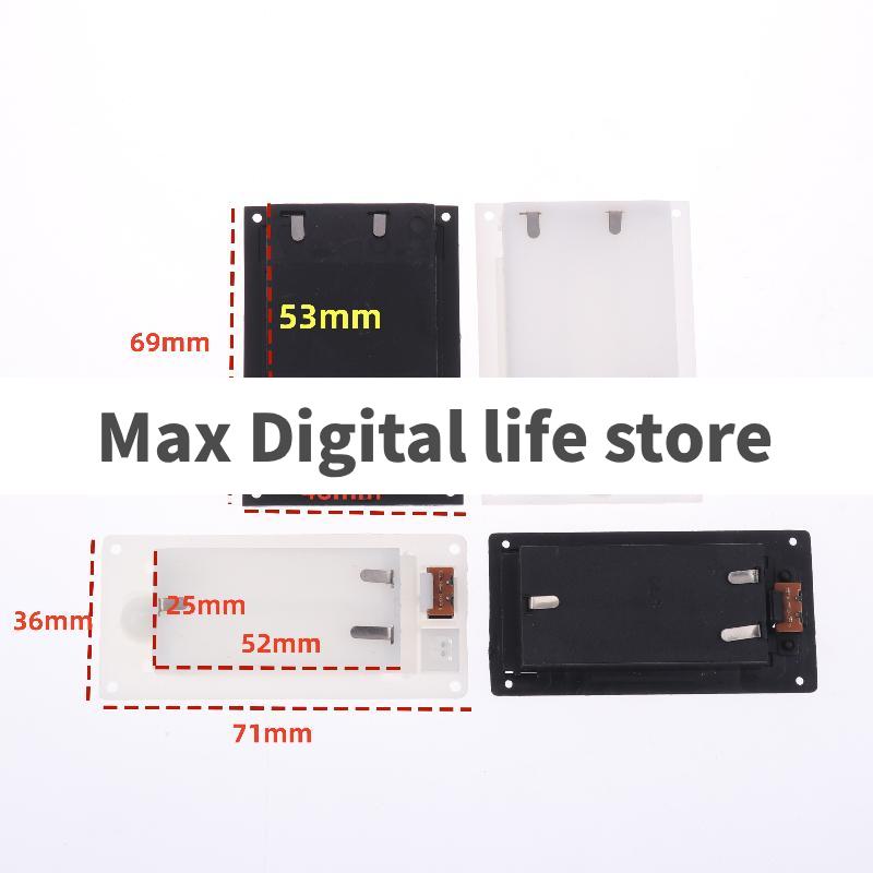 1/3Pcs Batteries Shell Plastic 2x3x AAA Rectangular Embedded Battery Holder Storage Box Case With Switch Cover