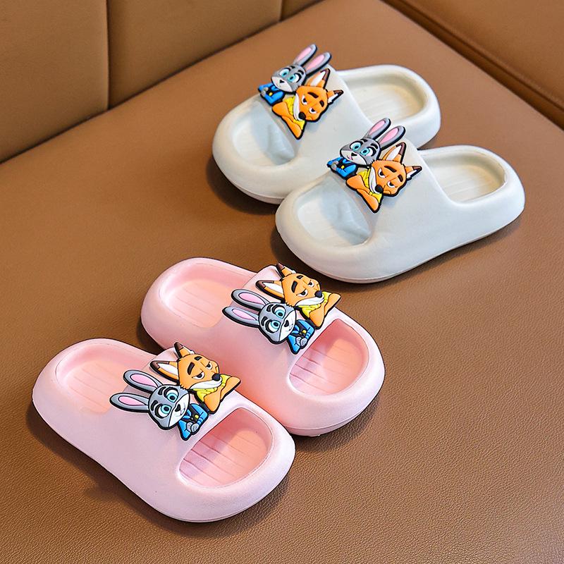 New Spring Kids' EVA Slippers: Stylish Bath & Home Wear for Boys & Girls