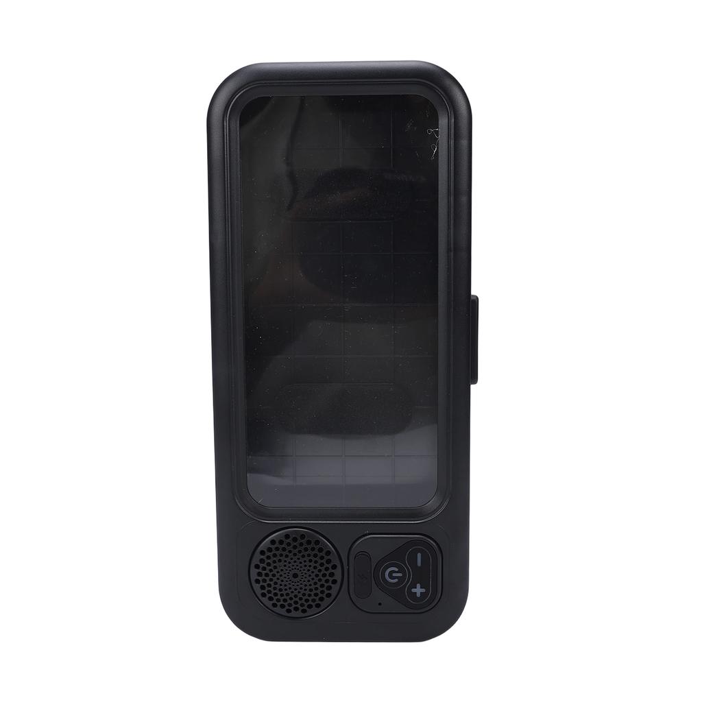 Vodotěsný držák na telefon do sprchy s Bluetooth reproduktorem, dotykovým ovládáním a RGB osvětlením do koupelny