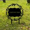 Metal Tin Sign Garden Decor Personalized Yard Art Custom Metal Wall Art