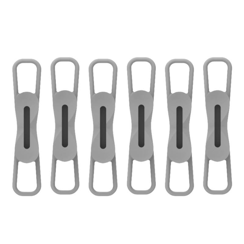 Silicone Magnetic Pen Holder Clip Reusable Soft Protective Cover Quick Installation For Various Pen Pencils Office School Supplies