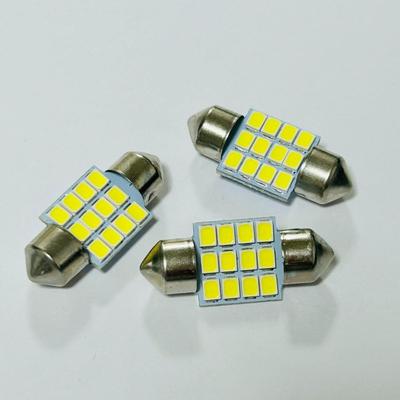 JB5-8 Life T10 X 31mm LED Room Lamp, 12 Rungs, General Purpose, Set of 3, Includes Pong