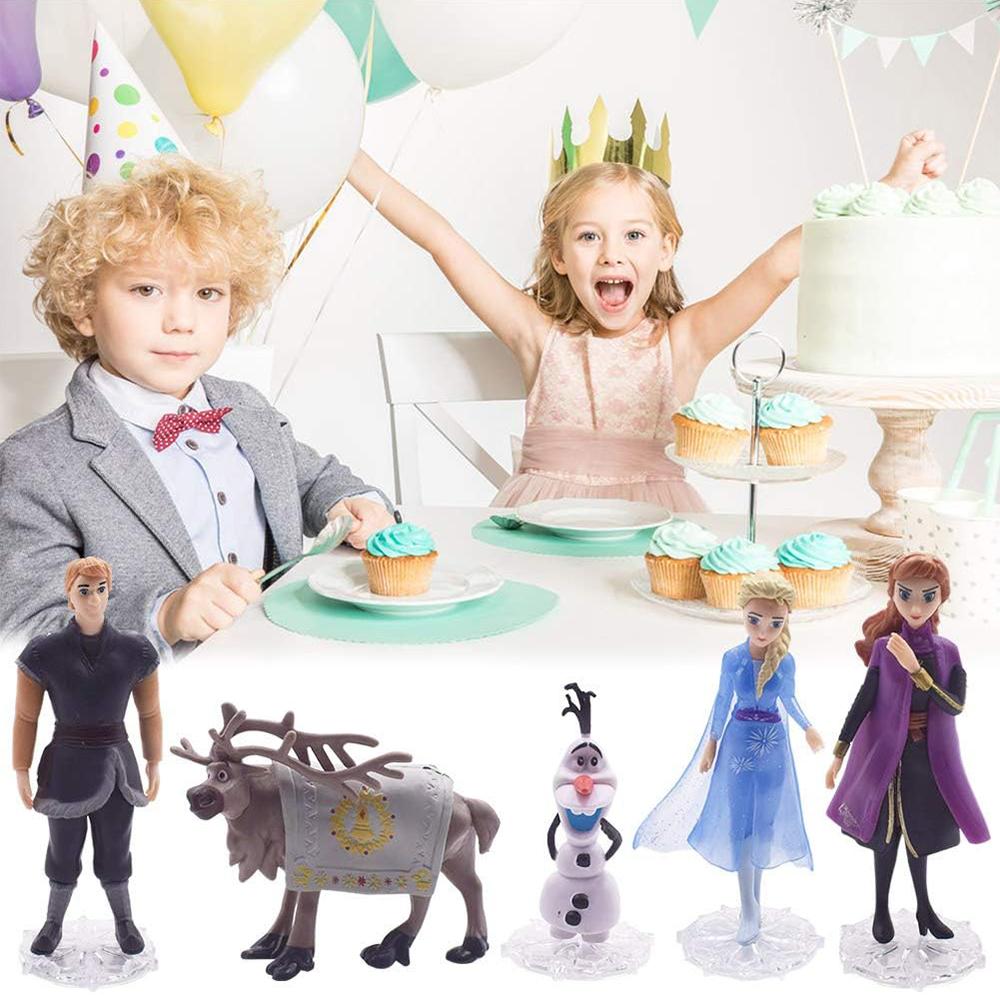 5Pcs Mini Figures Set DIY Birthday Cake Topper Decoration Living Office Ornament