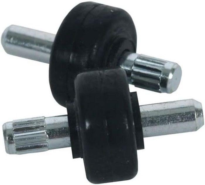 2 Roulettes avant avec Axes pour aspirateur SS-2230002510 compatible X-FORCE FLEX RH98A0WO/RH9959WO/RH9829WO