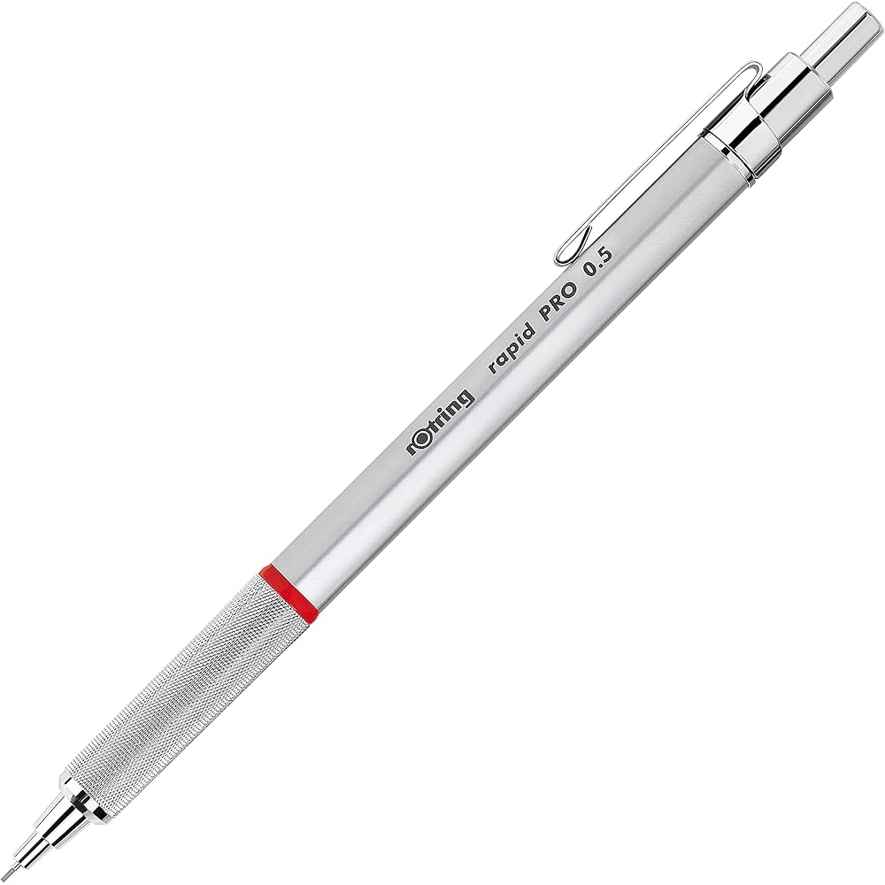 Rotring (Rotring) Mechanical Pencil Rapid Pro 0.5mm Silver 1904-255 [Genuine Japanese]
