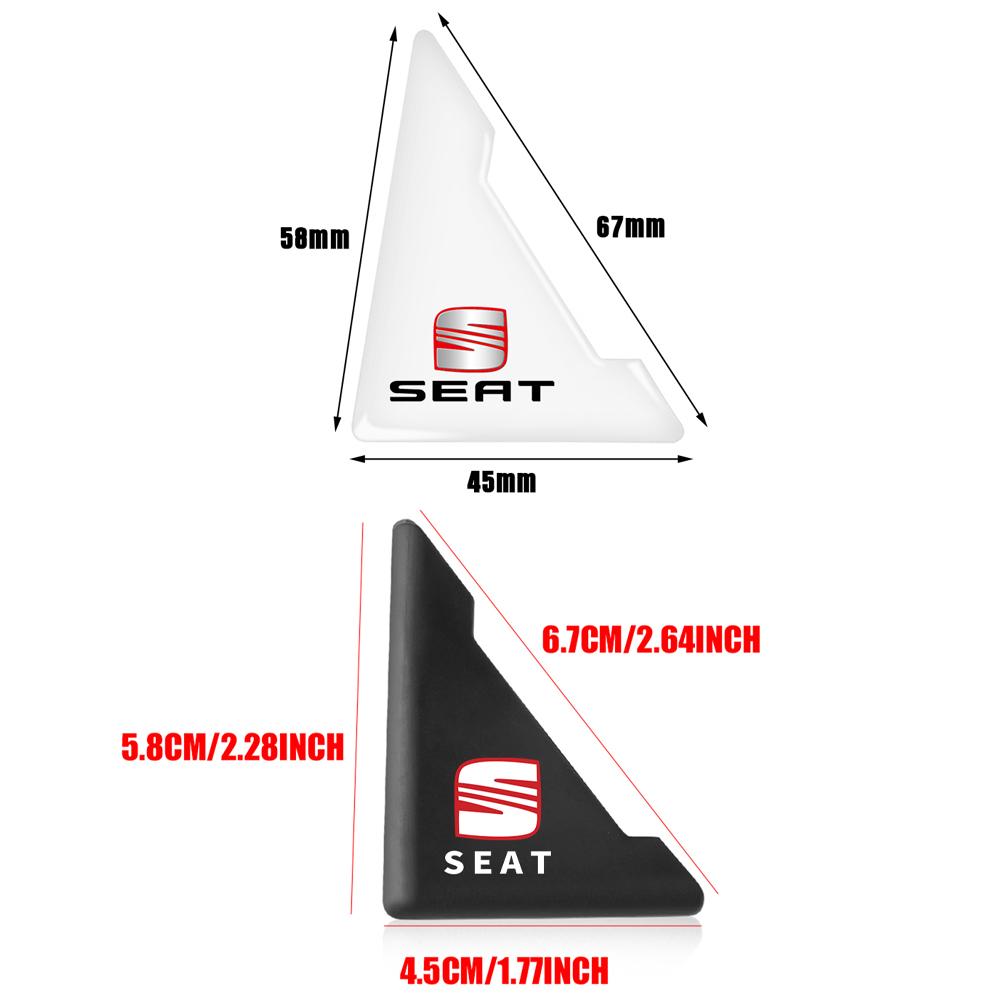 Ydsh2 Protector de Esquina de Borde de Puerta de Coche Cubierta Anti-colisión y Anti-arañazos para SEAT Leon 5F Ibiza 5 6 MII Altea Toledo 3 Cordoba Cupra FR Ateca