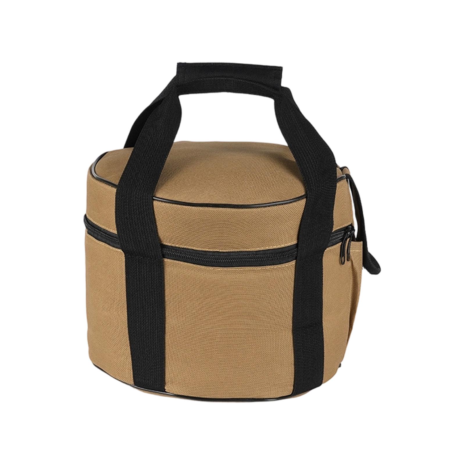 

Mountain Customer Outdoor Cooking Utensils Pot Set Gas Tank Picnic Bag Storage Bag Picnic Handbag Round Tube Ice Bag M