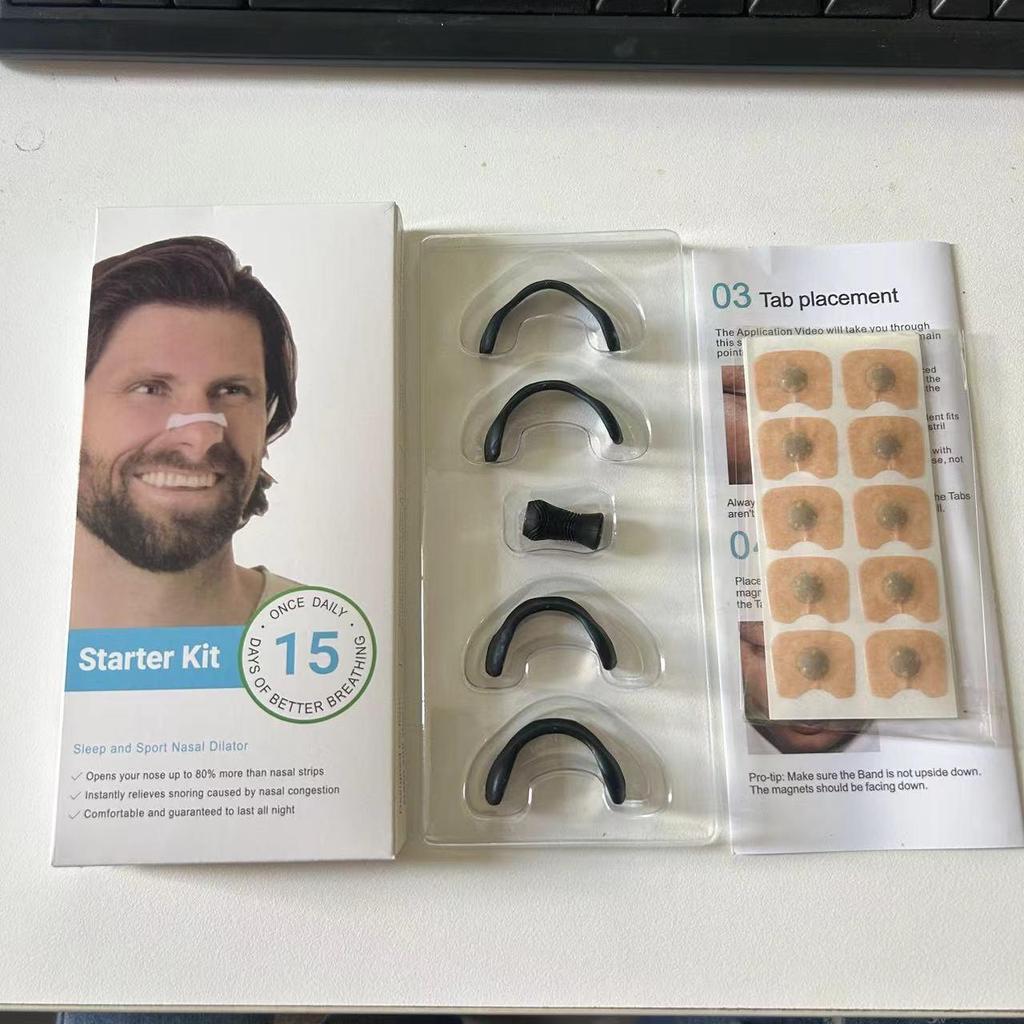 Magnetický nosní expandér pro dýchání: Zařízení proti chrápání pro snadné dýchání