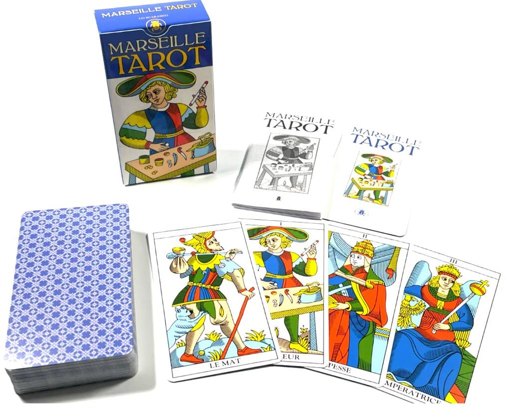 78 Tarot Cards Marseille Edition Tarot Fortune Telling Tarot Blue Edition Marseille Japanese Instruction Manual Included [Marseille Tarot] [Genuine]