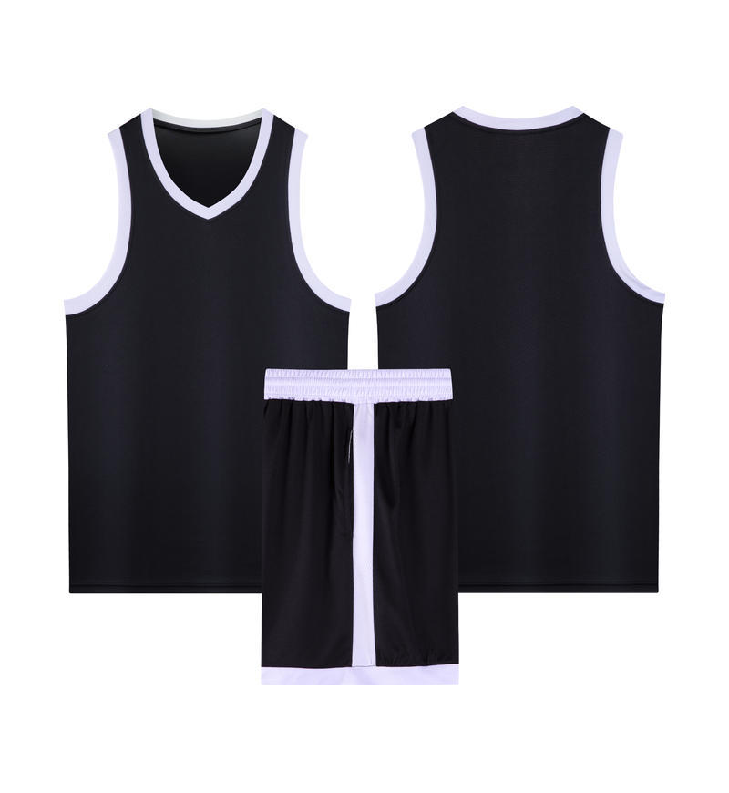 Student adult basketball jersey set men's and women's sports vest blue ball jersey narrow shoulder American game training jersey wholesale