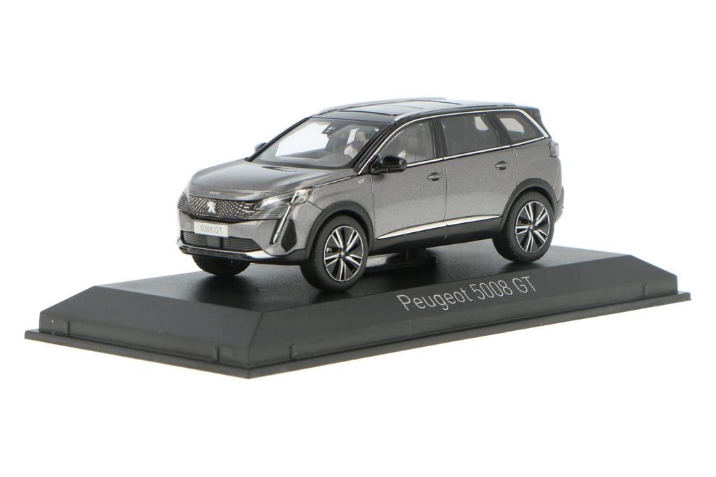 Norev 1/43 Scale Peugeot 5008 GT 2021 Platinum Gray