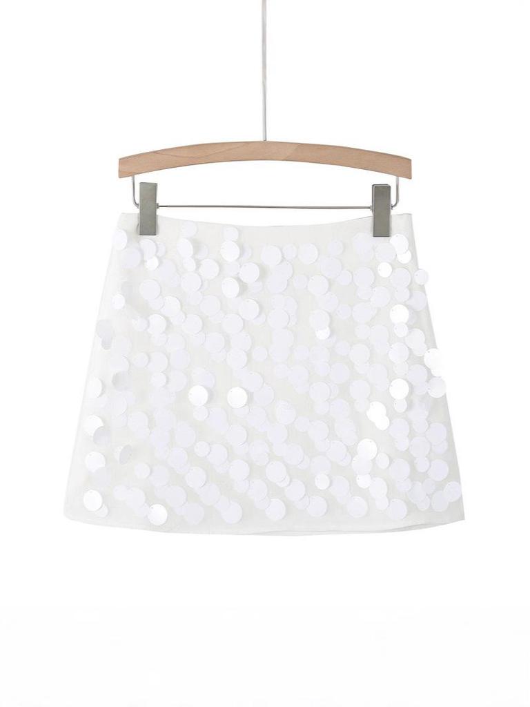 Women's Autumn Sequin Mini Skirt - European & American Style