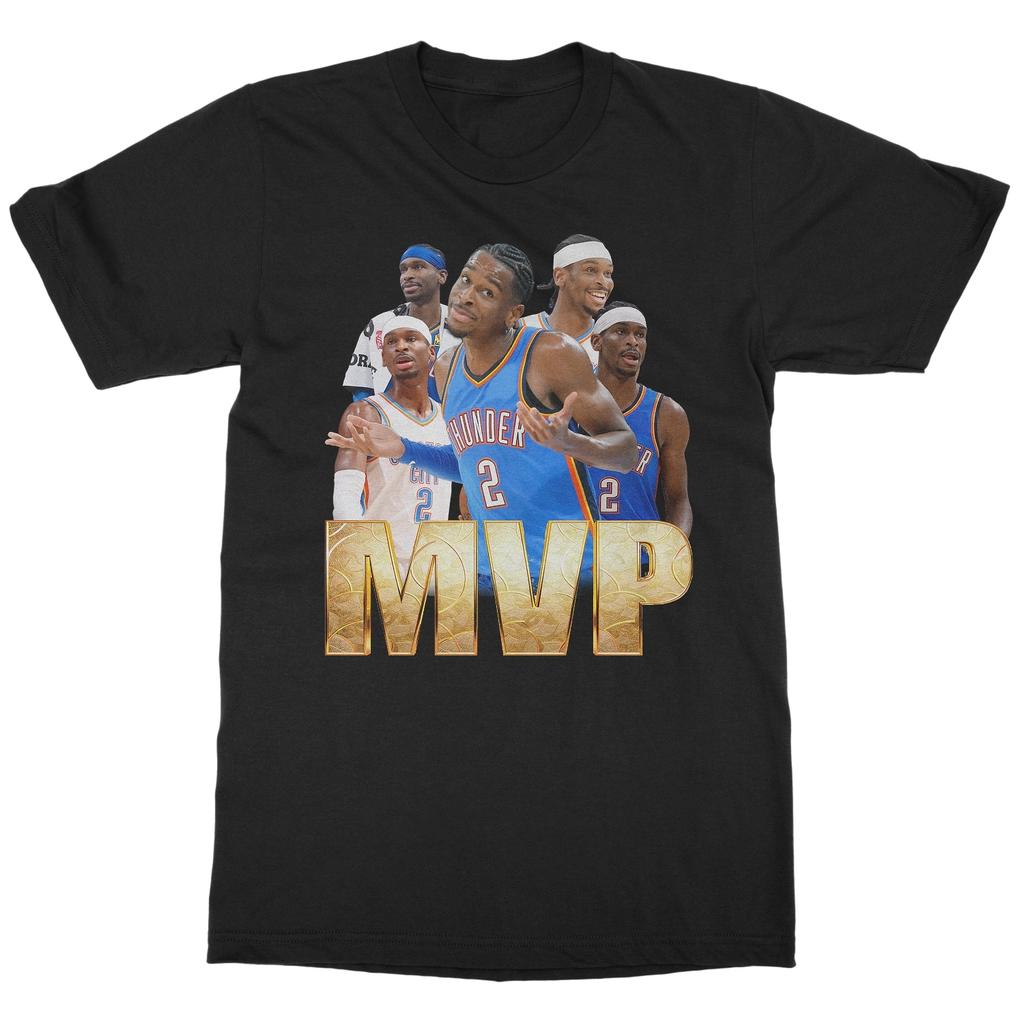T-shirt Unisexe Collage MVP Gilgeous-Alexander - Hommage des Fans d'OKC