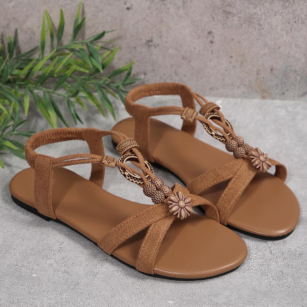 New Style Flat-bottomed Women's Shoes - Beach Flip-flops