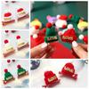 Sequin Christmas Hat Hairpin Merry Christmas Decor Children Christmas Hair Clip Cute   Children's