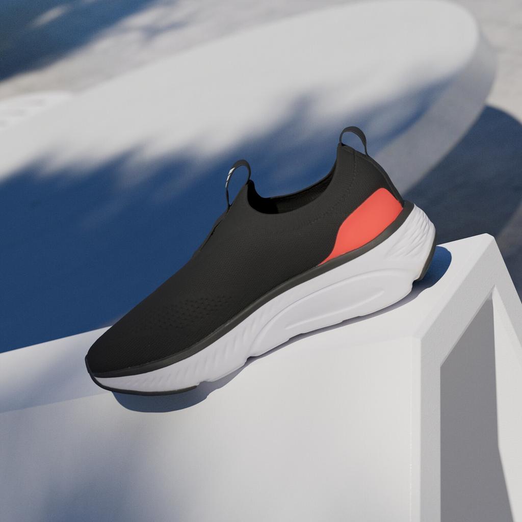 Кроссовки Adidas Cloudfoam Go Sock основной черный/облачный белый/солнечный красный