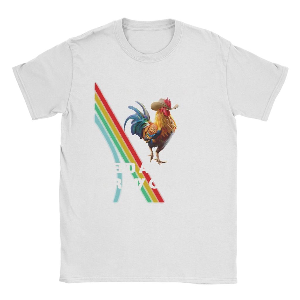 Mens Don Shoot Game Arc Raiders Chicken Meme T Shirt Pure Cotton Clothes Funny Short Sleeve Round Neck Tees Gift Idea TShirt