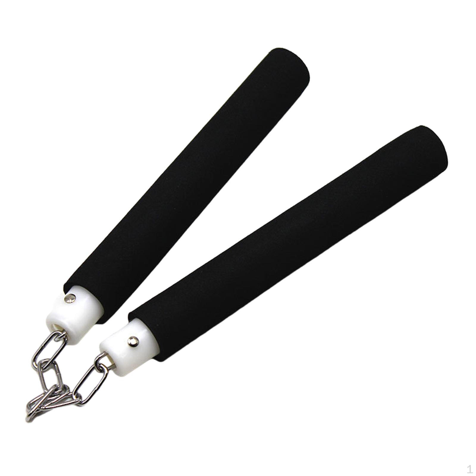 Практика нунчаков для профессионалов боевых искусств, детей, взрослых, черный чёрный