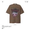 Ve Fun Top Printed Short Sleeve Loose Casual Cartoon T-Shirt High Street O Couple Character Rsize Male Tide