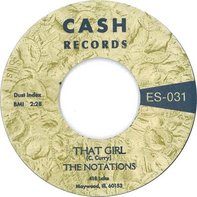 7inch Record NOTATIONS - That Girl ES031 Numero Group 2013 US Soul/Funk