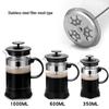 French Press High Borosilicate Glass Cold Brew & Tea Extractor Pot