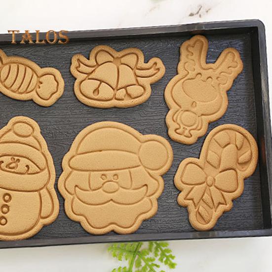 8 sztuk/zestaw Ciasteczka Formy Xmas Elements Design Żaroodporne Plastikowe Premium DIY Formy do Czekoladek do Kuchni