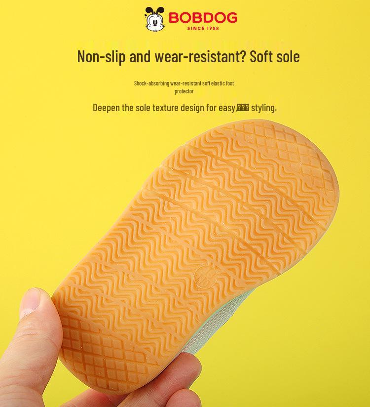 Bobodou Spring Breathable Mesh Toddler Shoes, Soft Sole Infant Functional Shoes for Boys and Girls.