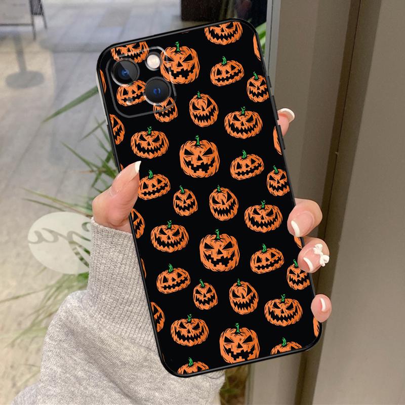 

Осенние Листья Тыква Хэллоуин Чехол Для iPhone 17 Pro Max 16 14 13 12 11 15 Pro Max Plus 12 13 Mini 16e 17 Air Задняя Крышка iPhone 12 mini