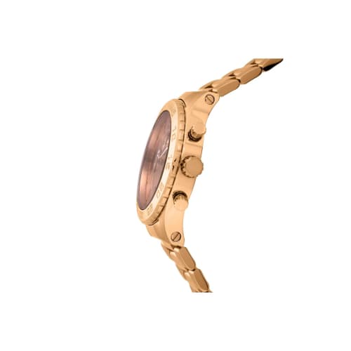 Invicta Men's 1271 Specialty Chronograph Rose Dial 18k Rose Gold Ion-Plated Watch