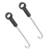 2pcs RC Connecting Rod Professional Replacement RC Lower Linkage Rod for WLtoys K200 RC Aircraft