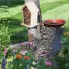 Wooden Insect Bee House Wood Shelter Nesting Box for Outdoor Garden Decoration