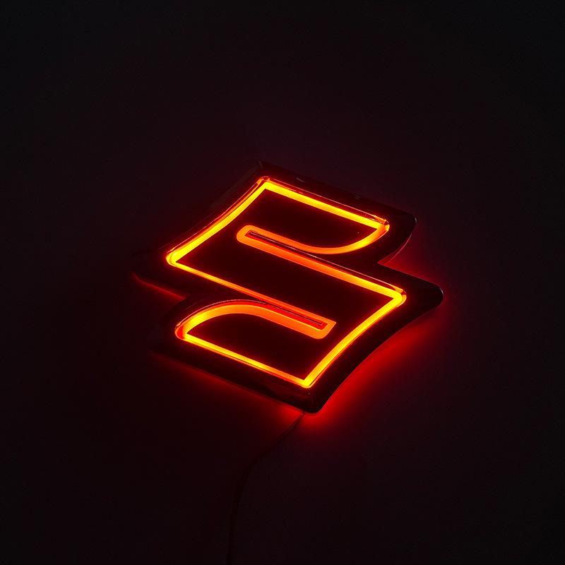 5D LED Lighted Rear Emblem for Suzuki Swift, Alto, Wagon R, Jimny