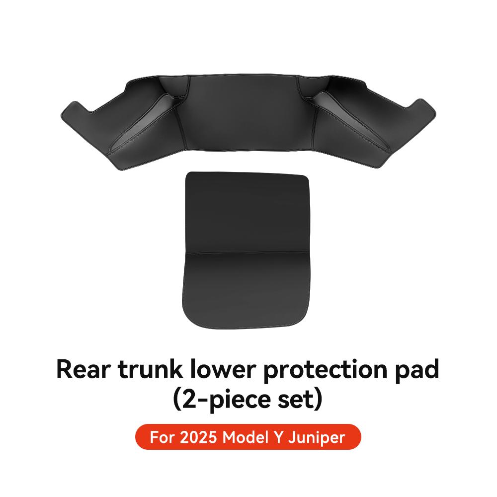 YZ For Tesla Model Y Juniper 2025 New Leather Trunk Mats Fully Surrounded Waterproof Non-Slip Liner Custom Floor Mat Accessories