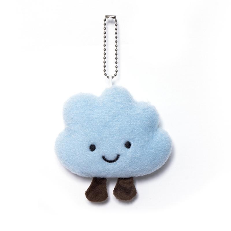 

Cloud Pendant Keyring Practical Phone Strap Chain Keychain Jewelry Ornaments Keyring Accessory for Bags Backpacks Phone синій