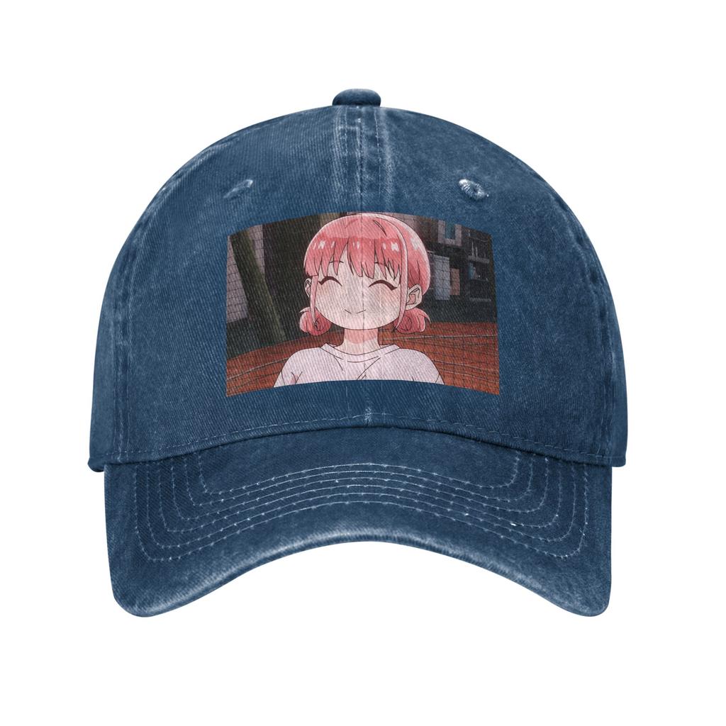 Blue Box Hina Chono Anime Denim Fabric Cap Casual Baseball Caps Adjustable Hat Summer Unisex Baseball Hats