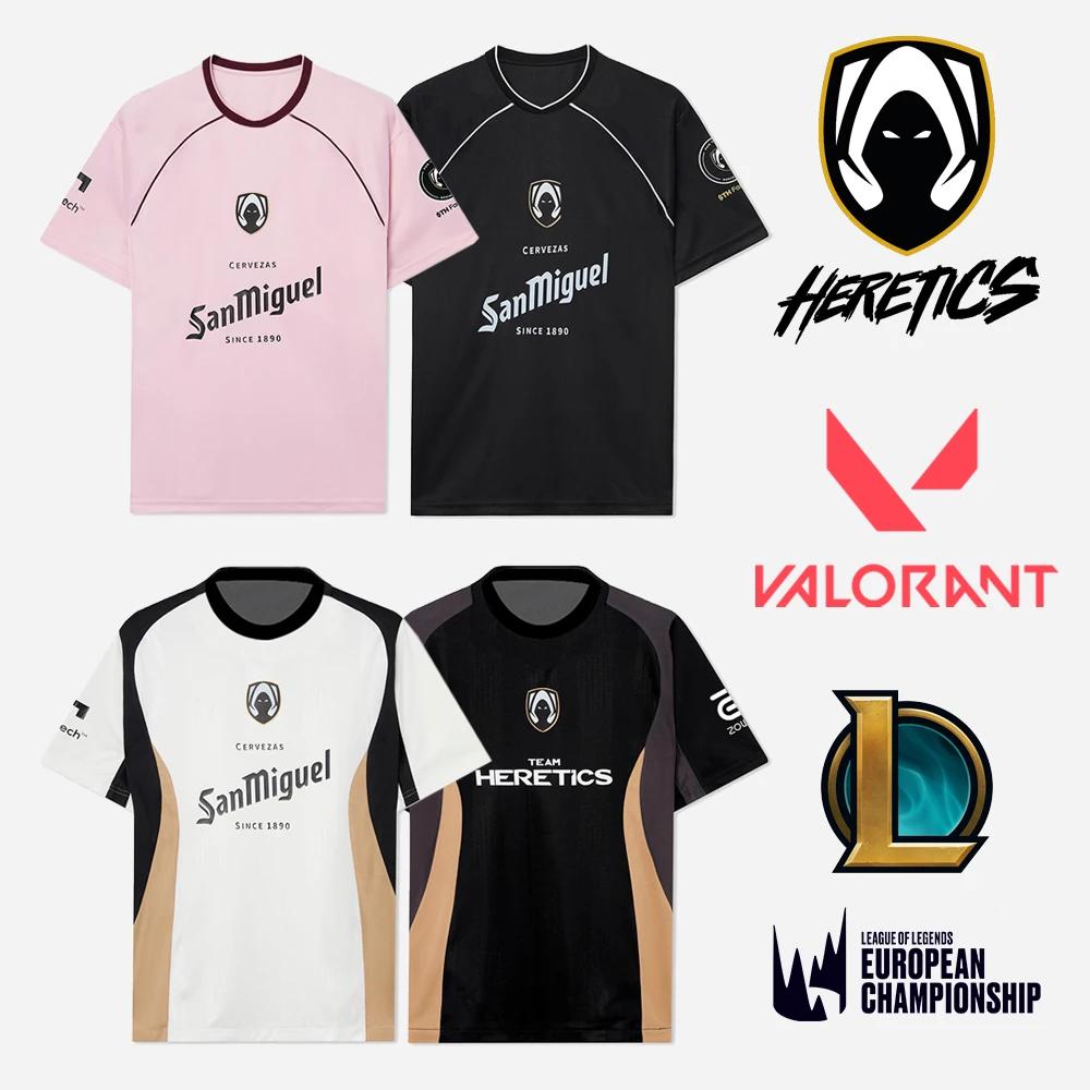 Tým Heretics Esports Club Dresy League Of Legends LEC Valorant Pro League Uniformy Unisex Sportovní Trička