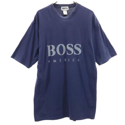 Camiseta de manga curta M Marinho Masculina Usada