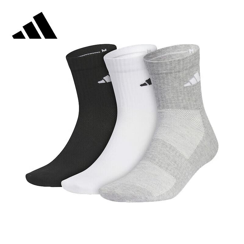 

Adidas Unisex 3-Pack Sports Socks XS