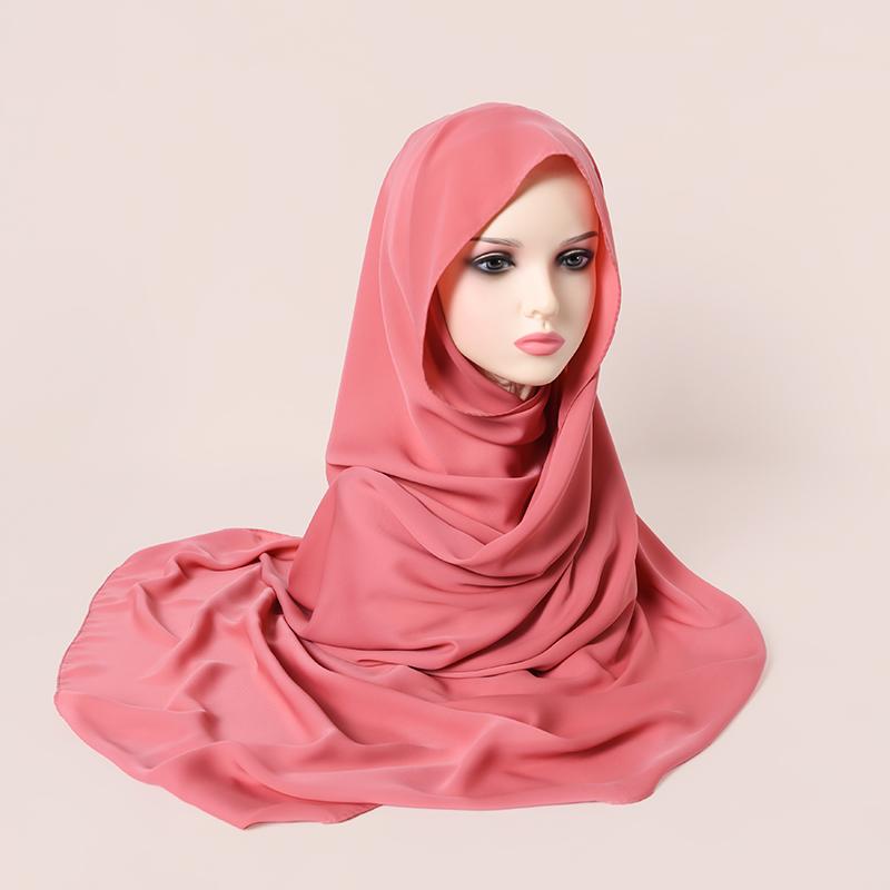 Muslim Hijab Premium Jersey Scarf Soft Solid Headscarf Femme Musulman Lot Hijabs Islamic Shawl Wraps Women Turban Foulard