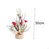 Tabletop Christmas Tree Artificial Xmas Ornament Crafts for Bedroom