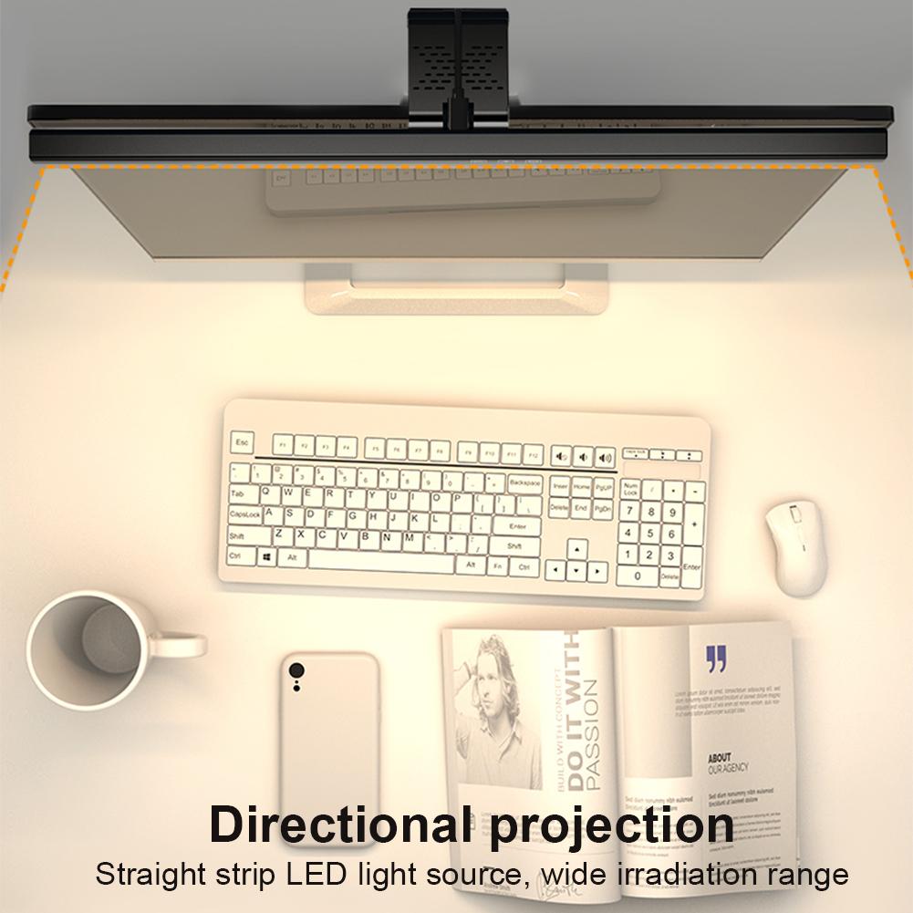 LED Computer Monitor Lamp Dimmable Screen Light Bar USB Powered Hanging Table Lamp for Desk/Office/Home/Game Decoration USB Lamp