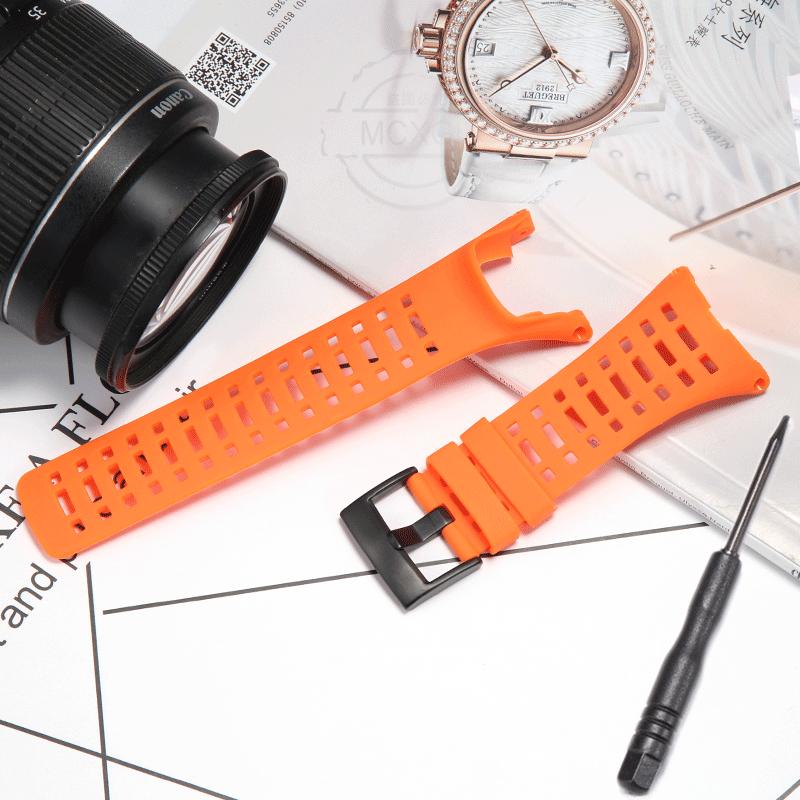 Rubber Watch Band For Suunto Ambit 3 Peak Ambit 2 2R Men's Silicone Waterproof Strap Bracelet Replacement Watch Accessories