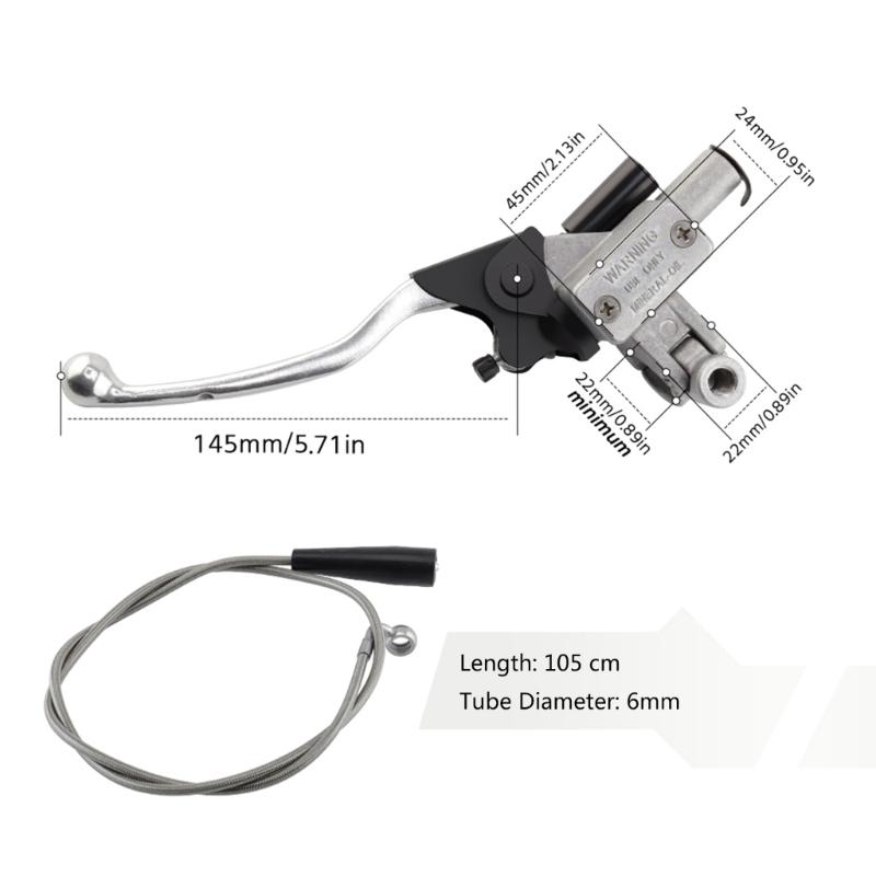 Hydraulic Master Cylinder Clutch Lever Oil Hose Pipe For 250 300 400 450 EXC EXCF XC XC-F XC-W SX SXF XCF-W 500 530 SX-F