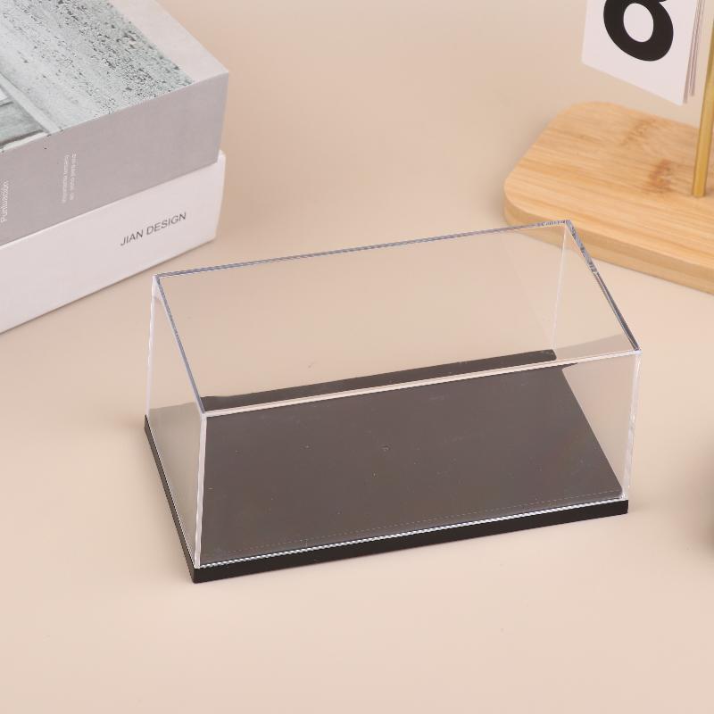 1Pcs 1/43 Diecast Model Car Transparent Display Box Acrylic Storage Box Practical DIY Dustproof Display Rack Toy