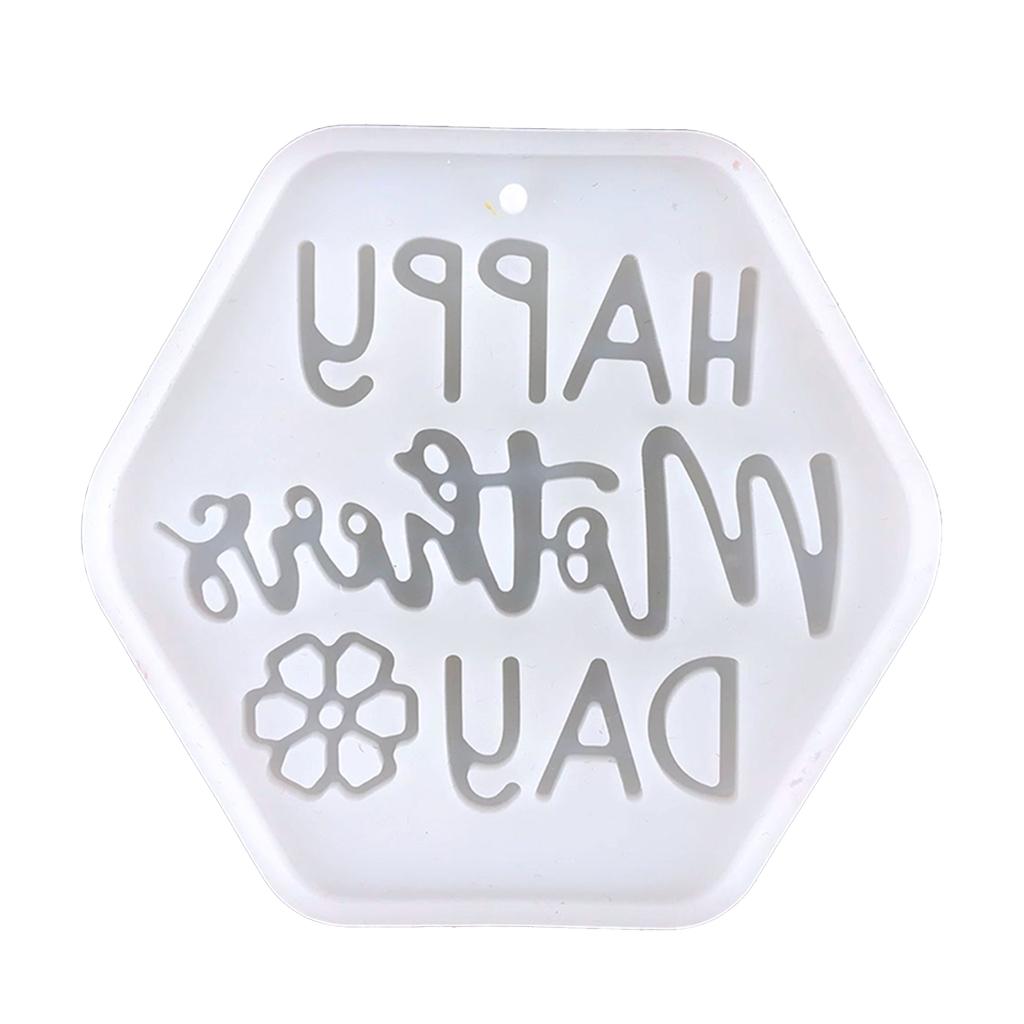 

Формы для брелоков из смолы Шестигранные эпоксидные формы Силиконовые формы Формы для ювелирных изделий из смолы для брелоков для самостоятельного изготовления Самодельные формы из смолы B белый