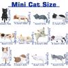 12 Pcs Car Dashboard Decorations Cats Car Interior Accessories, Mini Cat Figurines, Cute Rear View Mirror Accessories Mini Resin Car Decor Fun Cats