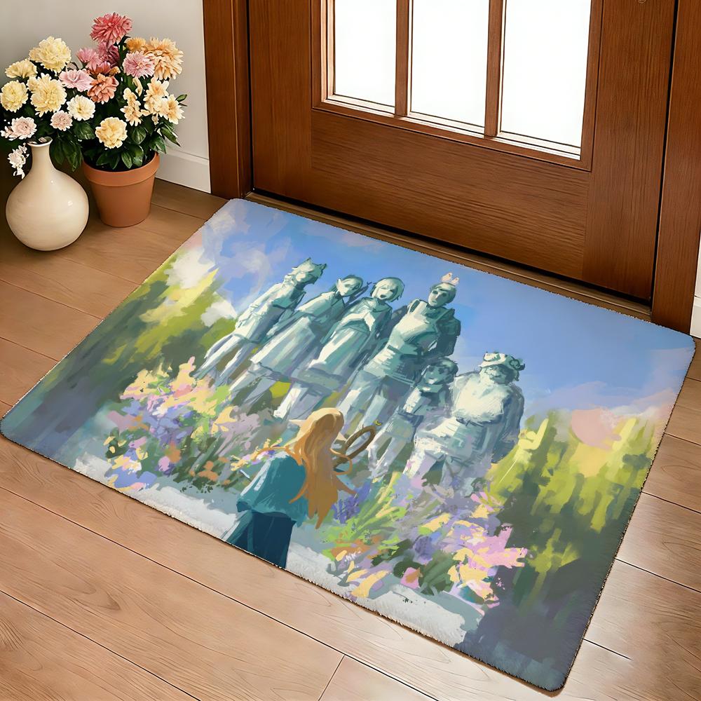 Anime Hot D-Delicious In D-Dungeon Floor Mat Cozy Flannel Soft Thick Non-Slip Mat For Living Room Bedroom Kitchen Decor Rugs
