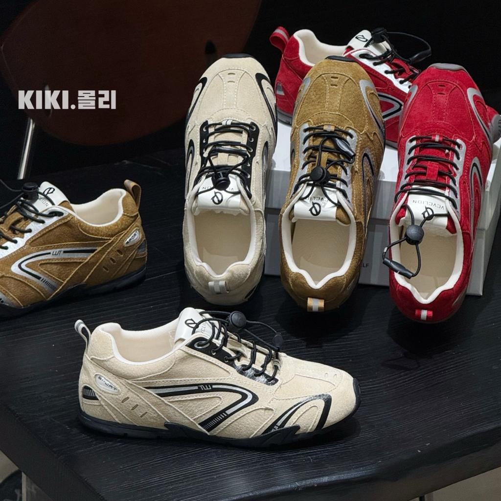 Retro Amerykańskie Niemieckie buty treningowe damskie ins tide 2025 wczesna jesień nowe na grubej podeszwie poczucie relaksu dopasowanie kolorystyczne casualowe buty sportowe damskie